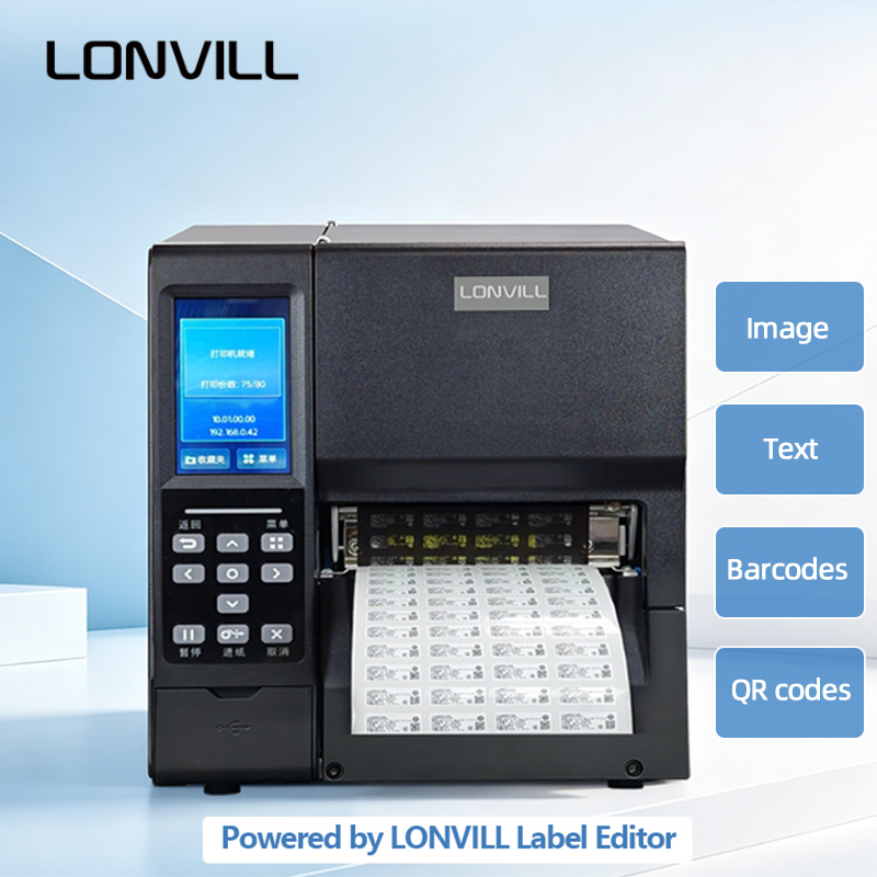 Barcode Printer - LONVILL – drukarka RFID do zastosowań